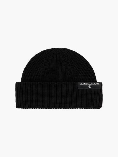 Calvin Klein Táskák & Kiegészítők HU150704 | Calvin Klein Fisherman Férfi Kötött Sapka Fekete